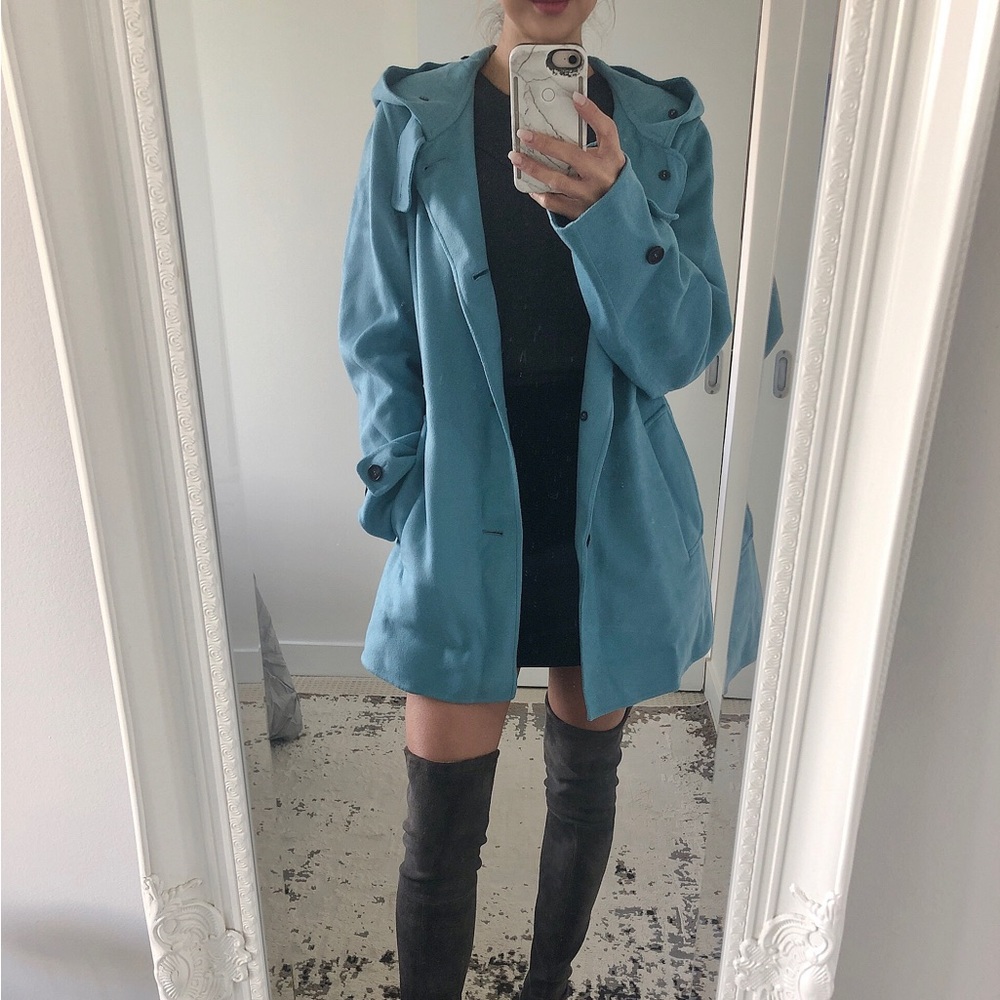 Burberry Wool Coat A-line fit